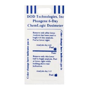 Phosgene 6-Day Badge without Control Window, Pack of 50 [1-200-220]